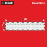 Hacker-Model HCT9450U - H0 - Strassenbau Gerade Segmente, 110 × 500 mm (2 Stück)